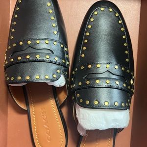 Brand new coach slippers women